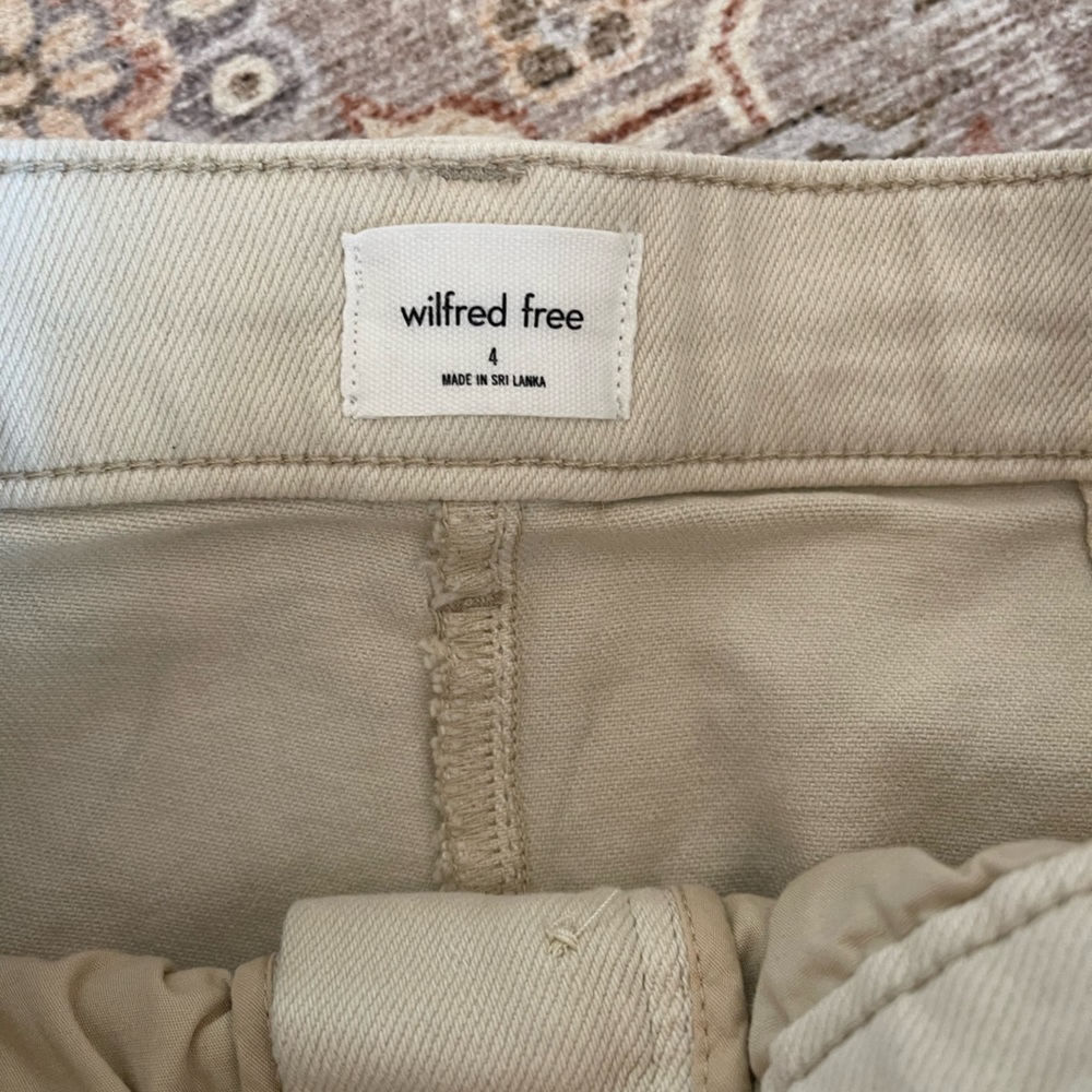 Wilfred Cream Cargo Pants - Picture 5 of 5